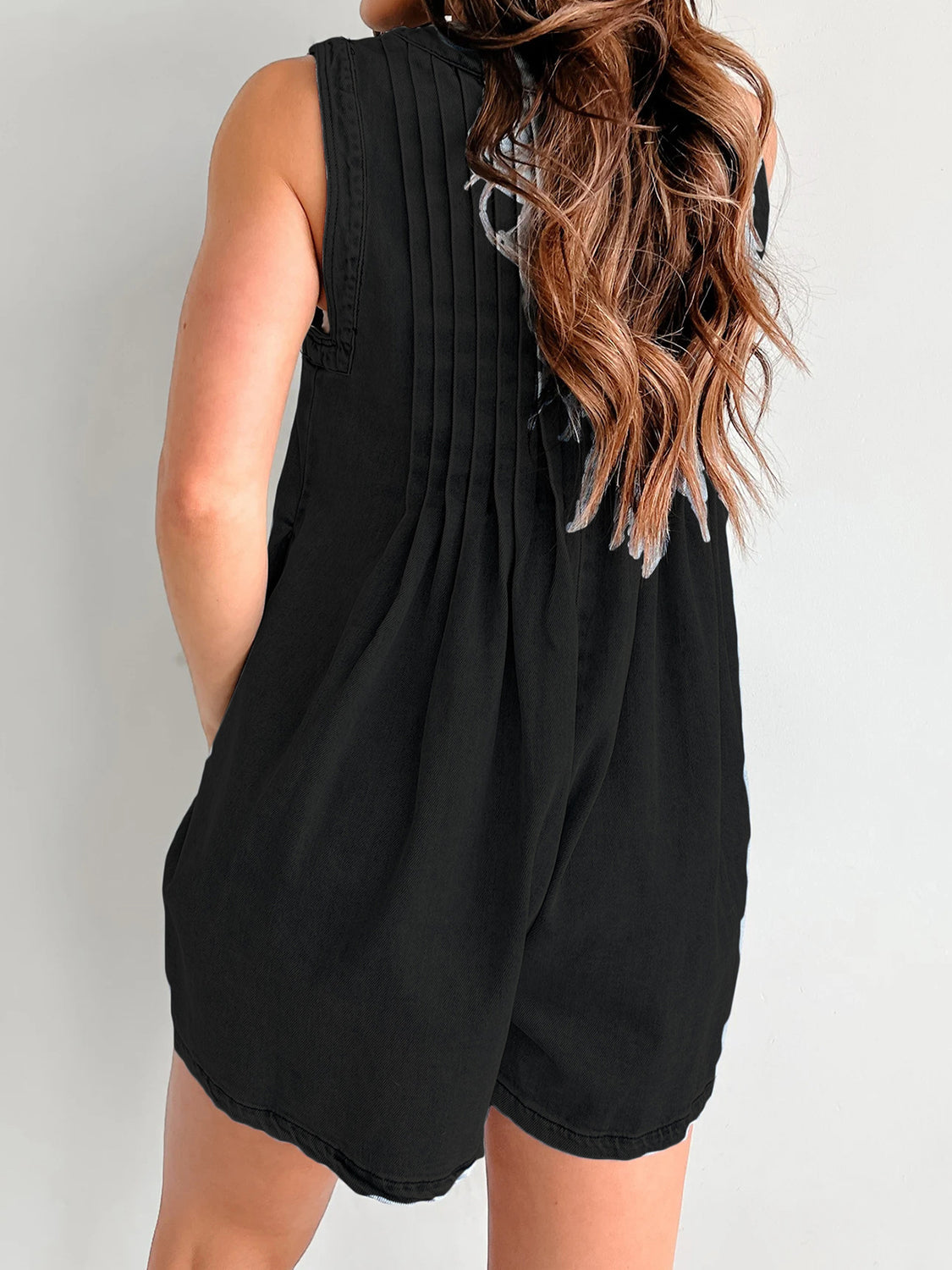 Tied Romper with Pockets